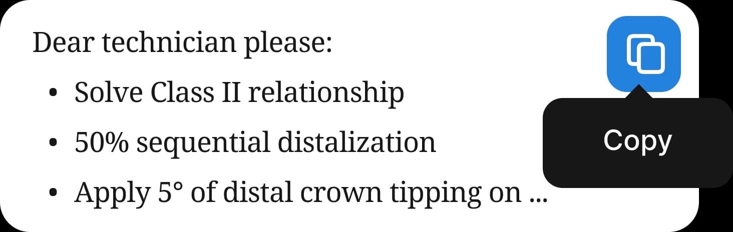 Accurate instructions example